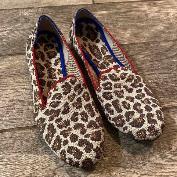 Rothy’s Mocha Spot Loafers Shoes Sz 9 - Picture 1 of 8